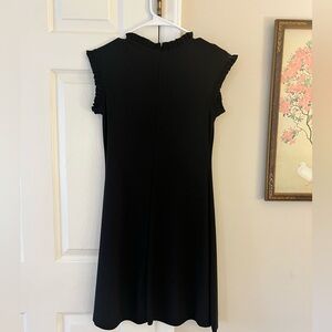 Annalee + Hope Black Mini Dress with Ruffle Sleeves